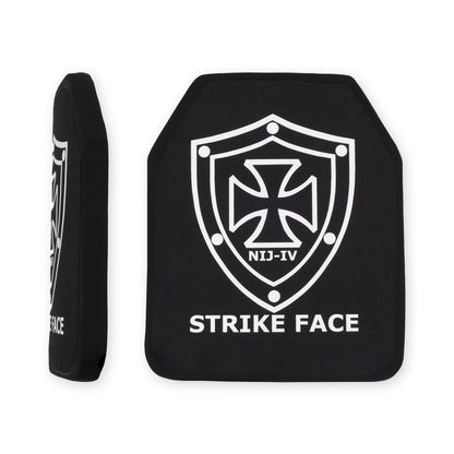 10"x12" Single Curve SAPI Front Plate - Ceramic (AlO) - Shield Defence Solution