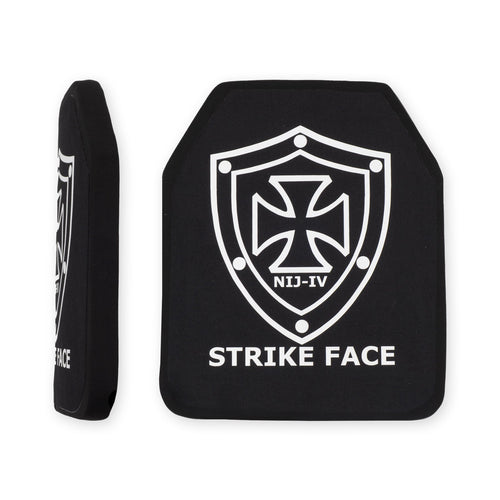 25 × 30 cm SAPI Ceramic Plate – Single Curve Front (Al2O3)