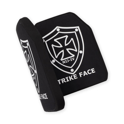 10"x12" Single Curve SAPI Front Plate - Ceramic (AlO) - Shield Defence Solution