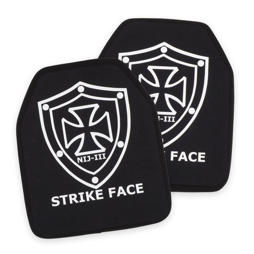 25 × 30 cm Ballistic Plates – Single Curve Front & Flat Back