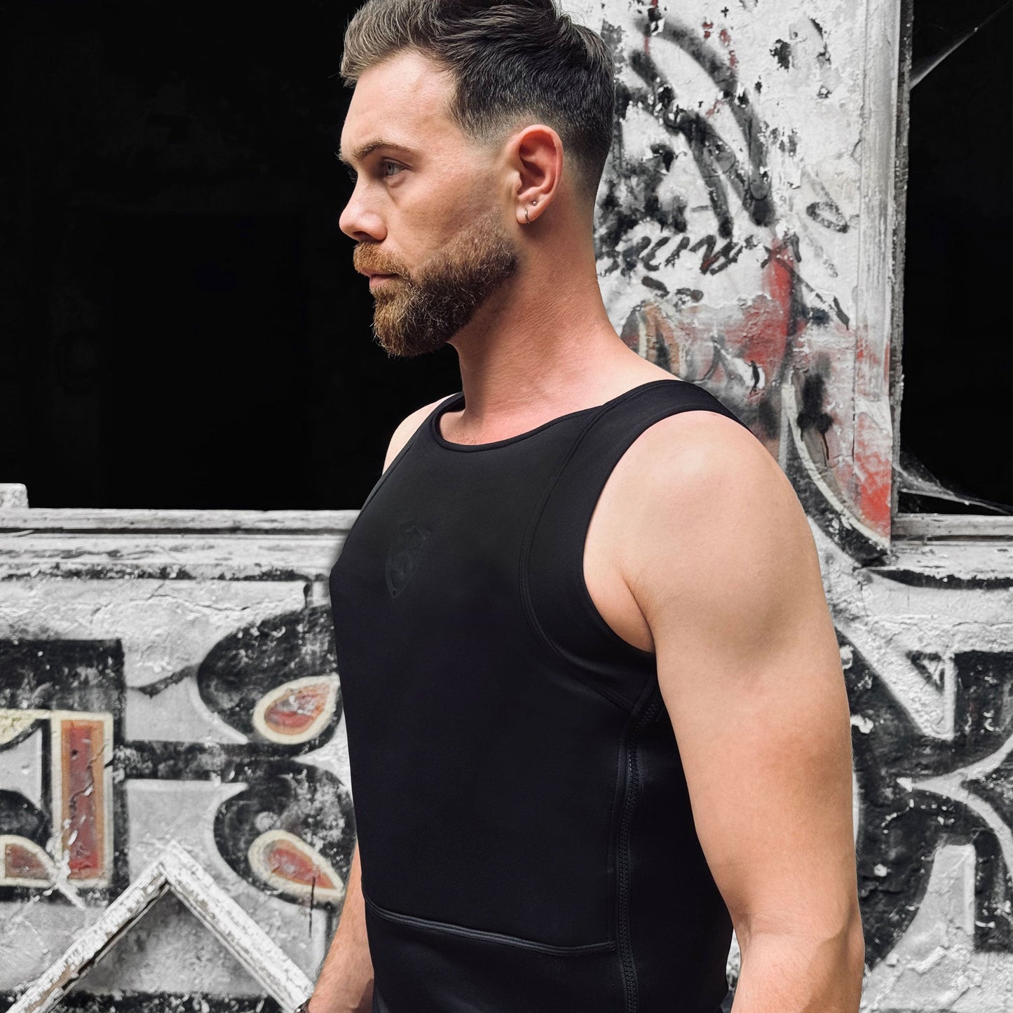 Bulletproof Concealable Expanded T-shirt - Black - Shield Defence Solution