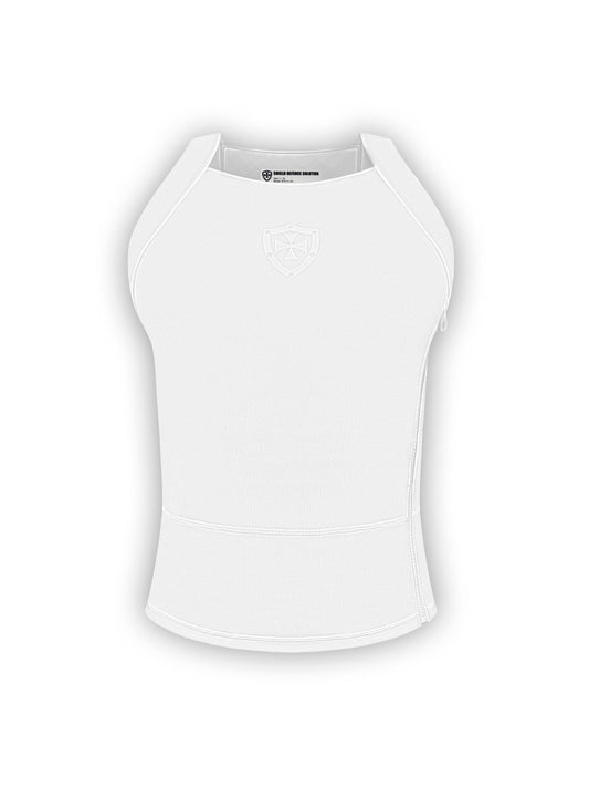 Bulletproof Concealable Expanded T-shirt - White - Shield Defence Solution