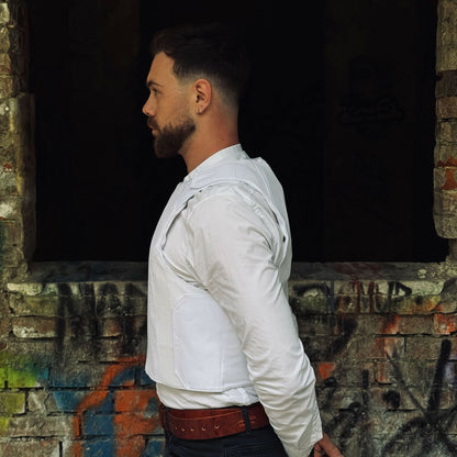 Bulletproof Inner Vest – White - Shield Defence Solution