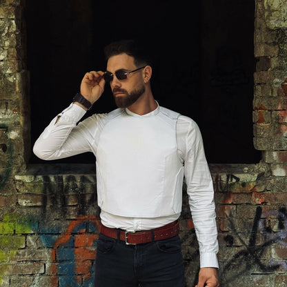 Bulletproof Inner Vest – White - Shield Defence Solution