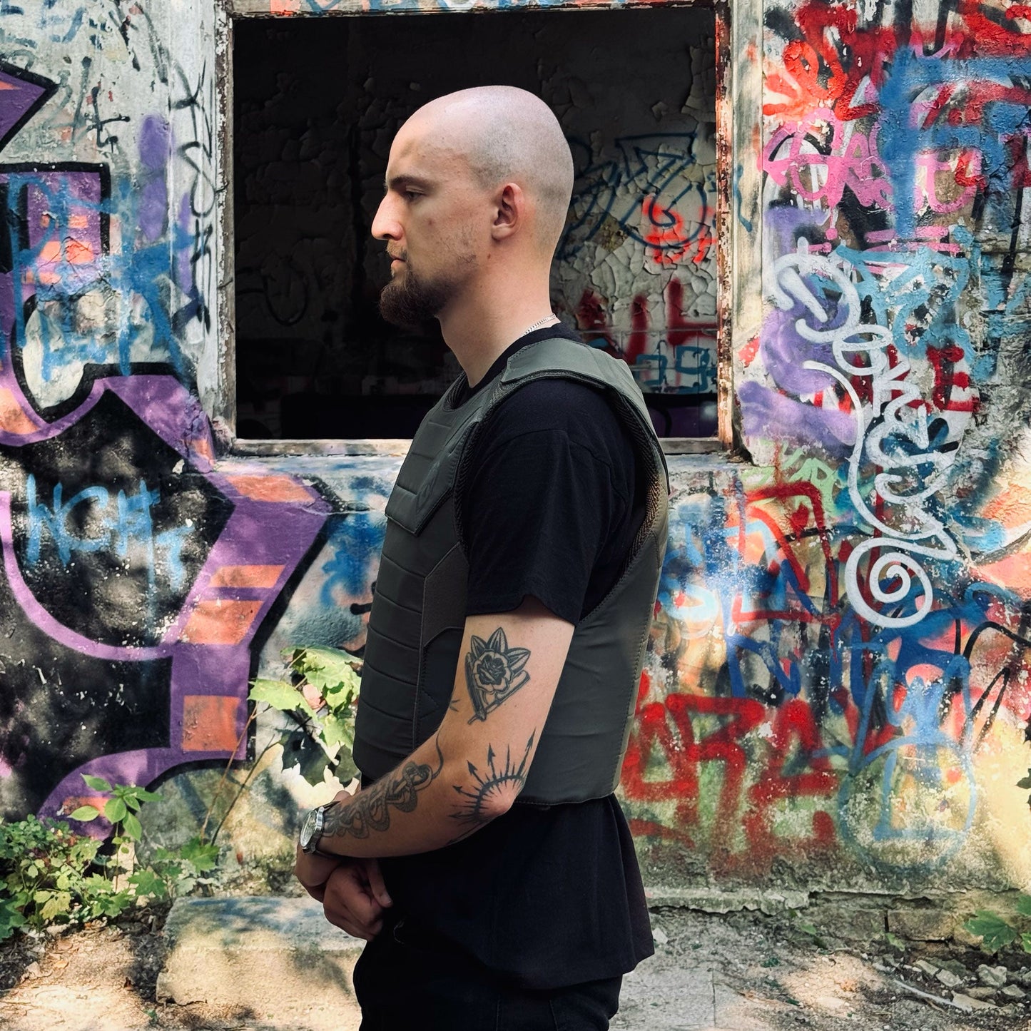 Bulletproof Outer Vest – Green - Shield Defence Solution