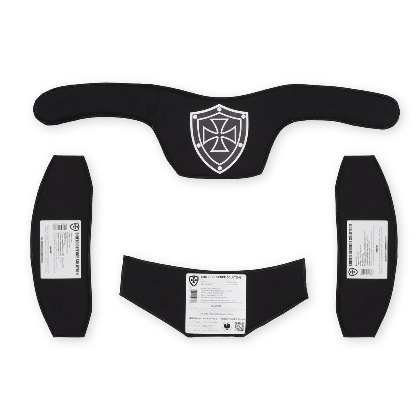 Cataphract Collar & Collarbone Inserts - Shield Defence Solution