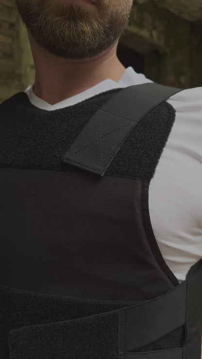 Chaleco Antibalas Ocultable – Negro